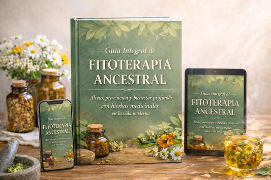 Guía Integral de Fitoterapia Ancestral  Alivio, prevención y bienestar profundo con hierbas medicinales en la vida moderna + 11 BONOS DE REGALO